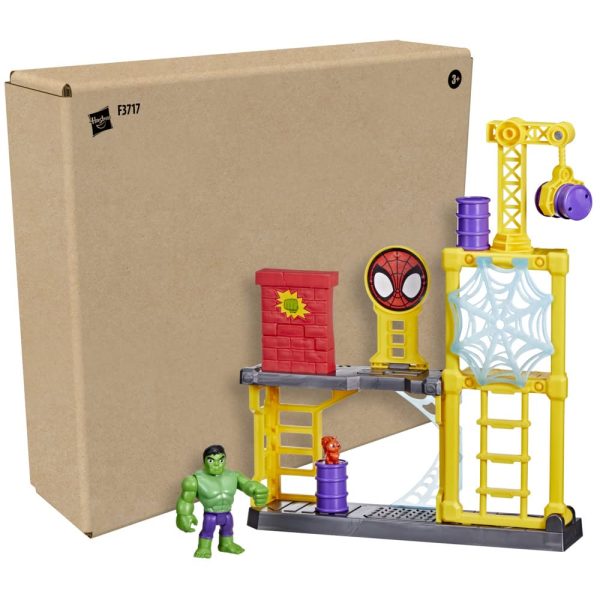 Parque de Juegos de Hulk - Set de Juego de Hulk con Torre para derribar y Pared para Romper - Juguetes de superhéroes Online Sale