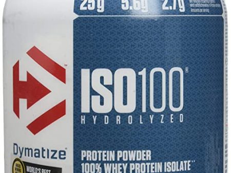 Dymatize ISO 100 Fresa - Proteína de Suero Hidrolizada e Isolada de Alta Calidad, 900g (Cad: 03 03 2024) Online