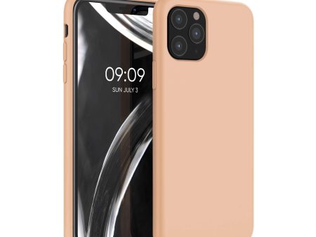 Funda kwmobile Compatible con Apple iPhone 11 Pro - Case TPU y Silicona antigolpes - Apto Carga inalámbrica - melocotón bebé Embalaje Deteriorado Online Sale