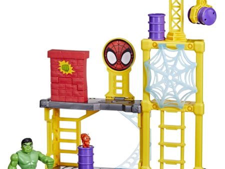 Parque de Juegos de Hulk - Set de Juego de Hulk con Torre para derribar y Pared para Romper - Juguetes de superhéroes Online Sale