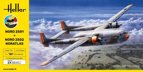 Heller Maquettes avions: Starter Kit: Nord 2501 et Nord 2502  NORATLAS Twinset  Online now