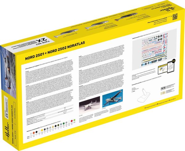 Heller Maquettes avions: Starter Kit: Nord 2501 et Nord 2502  NORATLAS Twinset  Online now