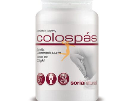 Colospás Digestion 30 Tablets of Soria Natural (Cad: 30 04 2024) Hot on Sale