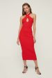 Talla: L - Vestido entallado de mujer Trendyol Mini Bodycon de ajuste regular en rojo Cheap