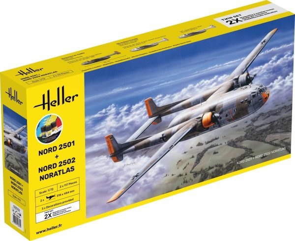 Heller Maquettes avions: Starter Kit: Nord 2501 et Nord 2502  NORATLAS Twinset  Online now